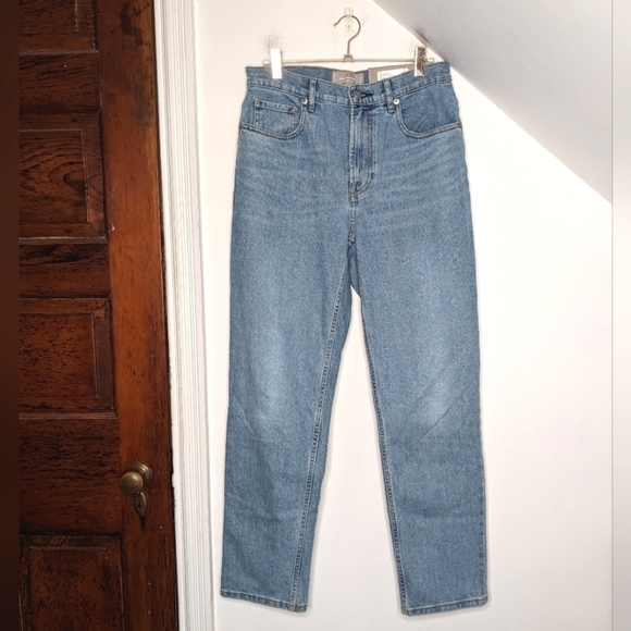 EVERLANE Sky Blue The Original Cheeky Straight Jean Sky Blue NEW Size 28 Tall - Picture 1 of 7